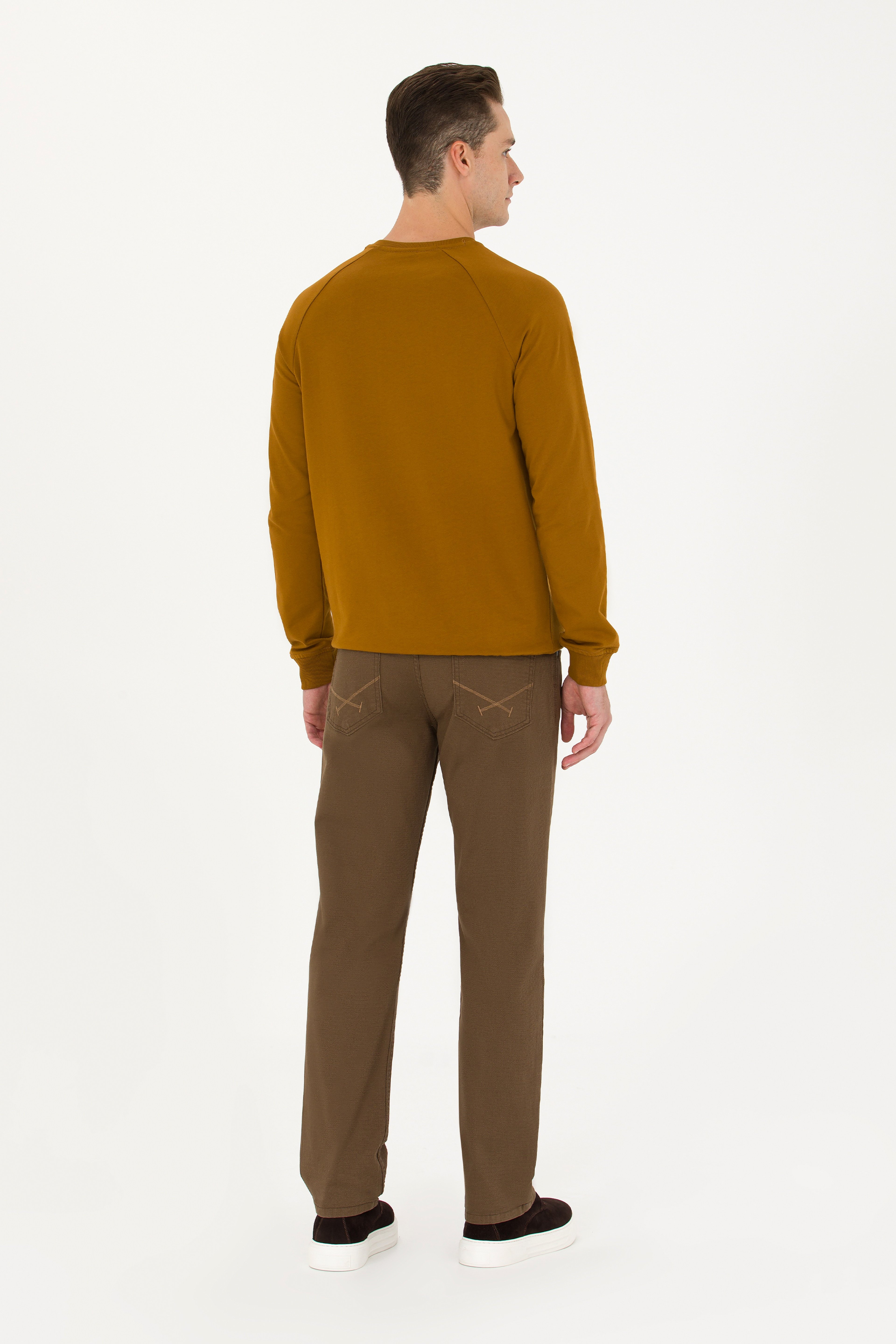 Erkek Regular Fit Coconut Kanvas Pantolon