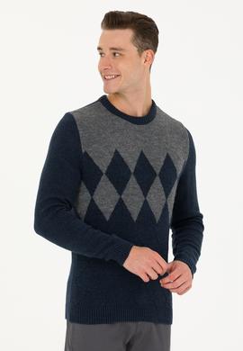 Erkek Lacivert Kazak - 50272102005