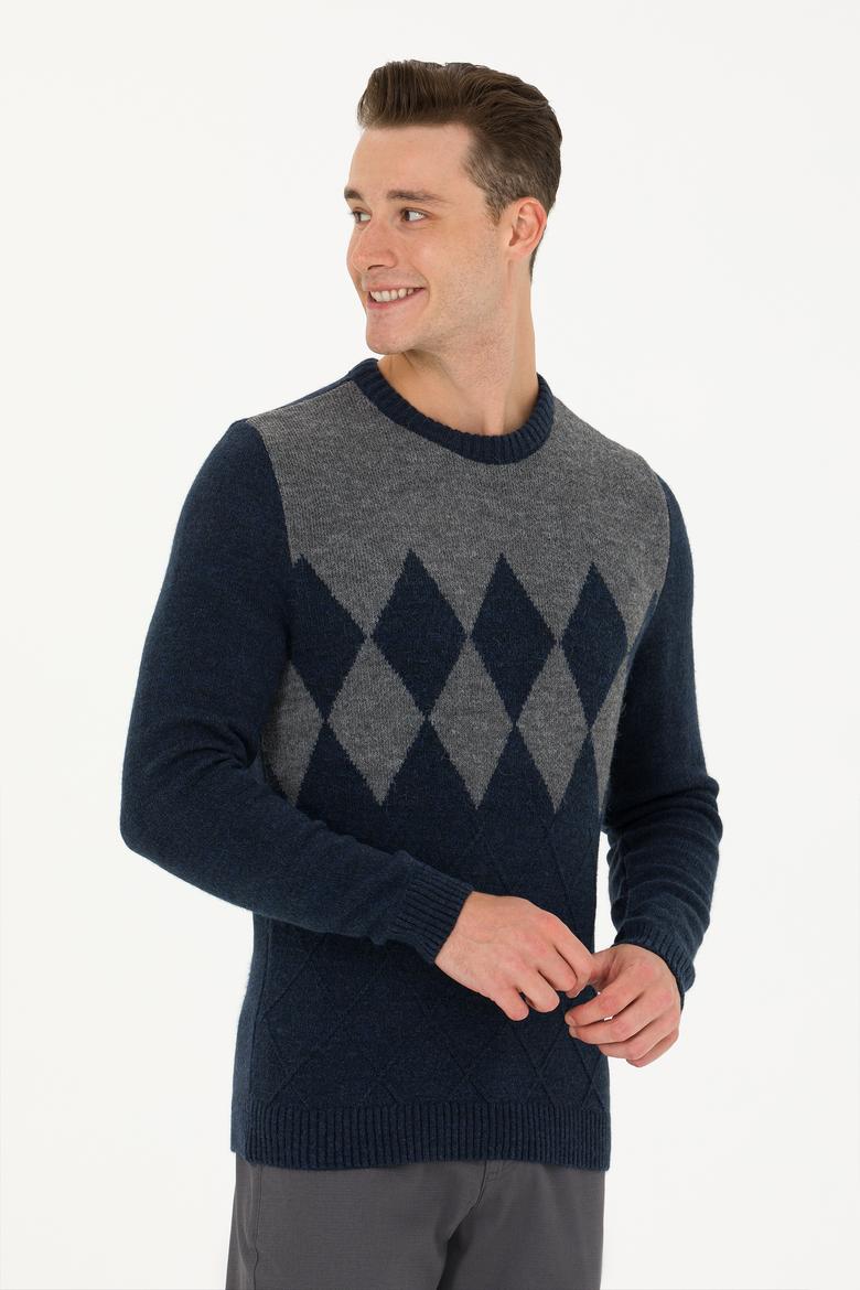 Erkek Lacivert Kazak - 50272102005