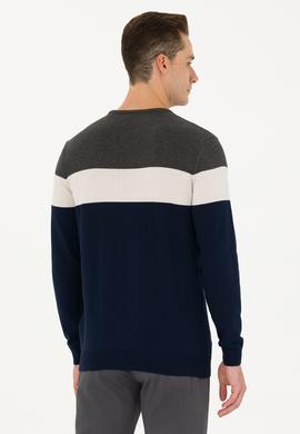 Erkek Lacivert Kazak - 50272119002