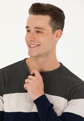 Erkek Lacivert Kazak - 50272119002