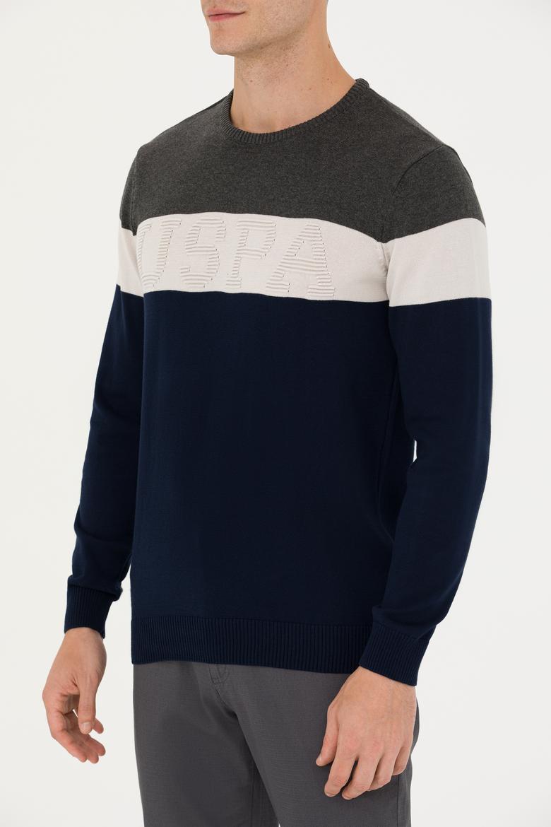 Erkek Lacivert Kazak - 50272119002