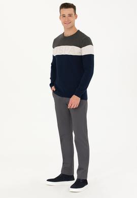 Erkek Lacivert Kazak - 50272119002