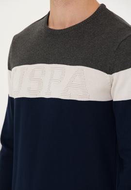 Erkek Lacivert Kazak - 50272119002