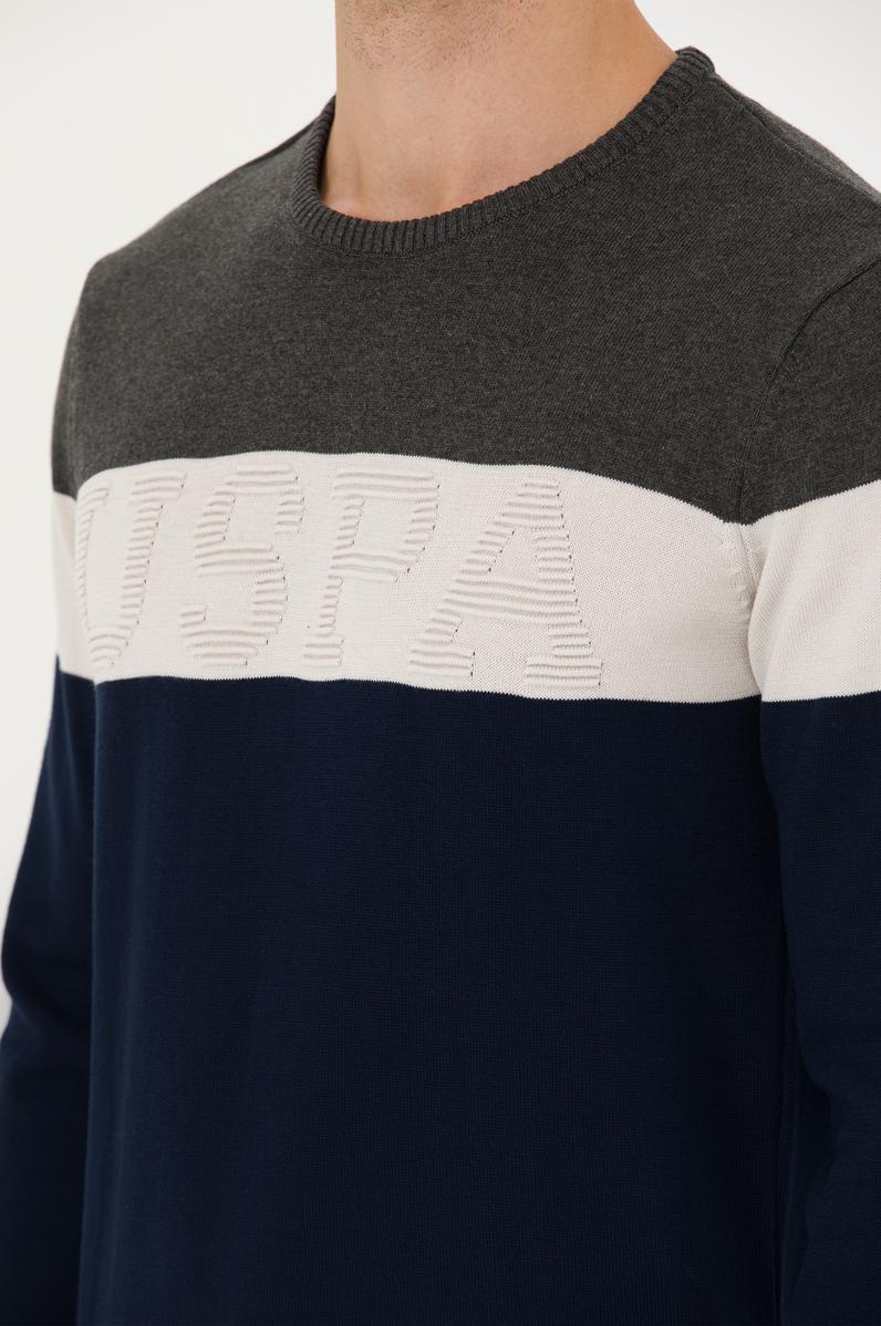 Erkek Lacivert Kazak