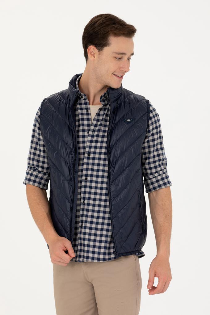 Erkek Lacivert Yelek