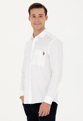 Erkek Beyaz Uzun Kollu Gömlek - 50272412003