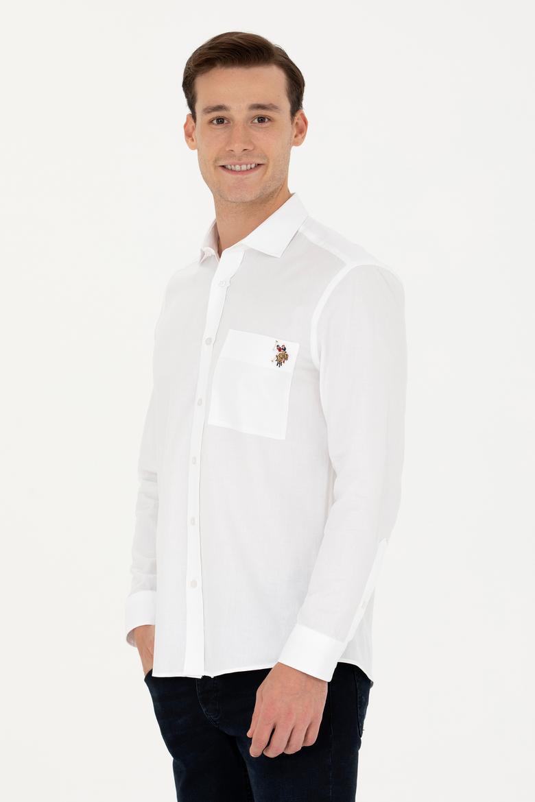 Erkek Beyaz Uzun Kollu Gömlek - 50272412003