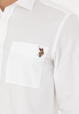 Erkek Beyaz Uzun Kollu Gömlek - 50272412003