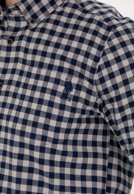 Erkek Kareli Lacivert Gömlek - 50272690031