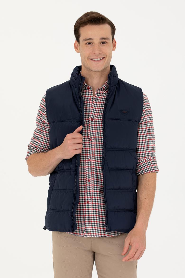 Erkek Lacivert Yelek - 50270696042