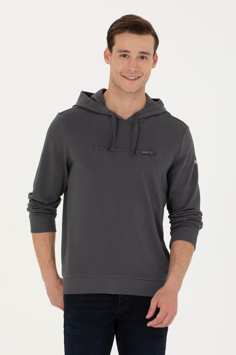 Erkek Antrasit Sweatshirt