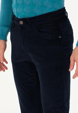 Erkek Lacivert Kanvas Pantolon - 50272266307
