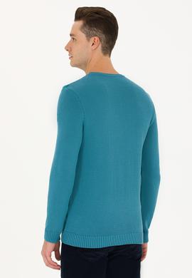 Erkek Petrol Kazak - 50270996005