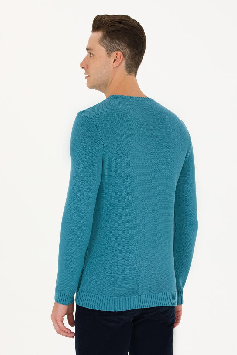 Erkek Petrol Kazak - 50270996005