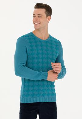 Erkek Petrol Kazak - 50270996005