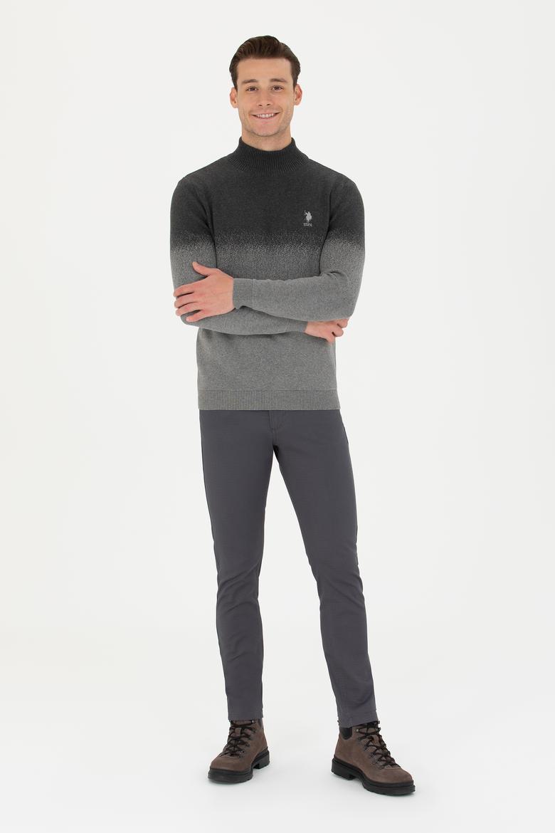 Erkek Antrasit Kanvas Pantolon