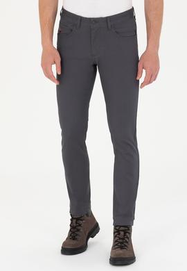 Erkek Antrasit Kanvas Pantolon - 50256536082