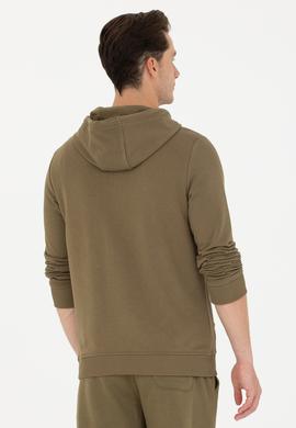 Erkek Haki Basic Sweatshirt - 50269426144