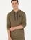 Erkek Haki Basic Sweatshirt