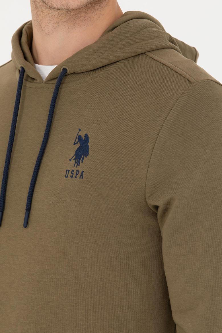 Erkek Haki Basic Sweatshirt - 50269426144