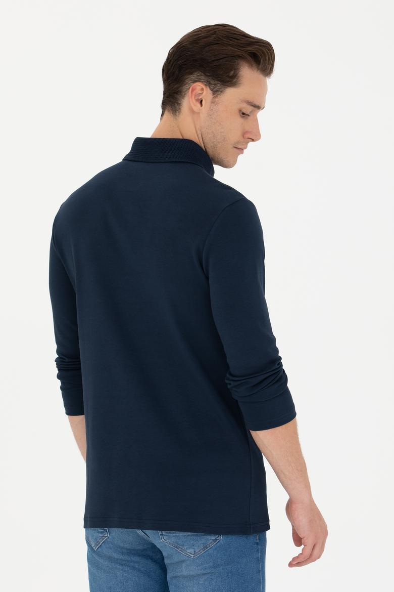 Erkek Lacivert Sweatshirt - 50278055003