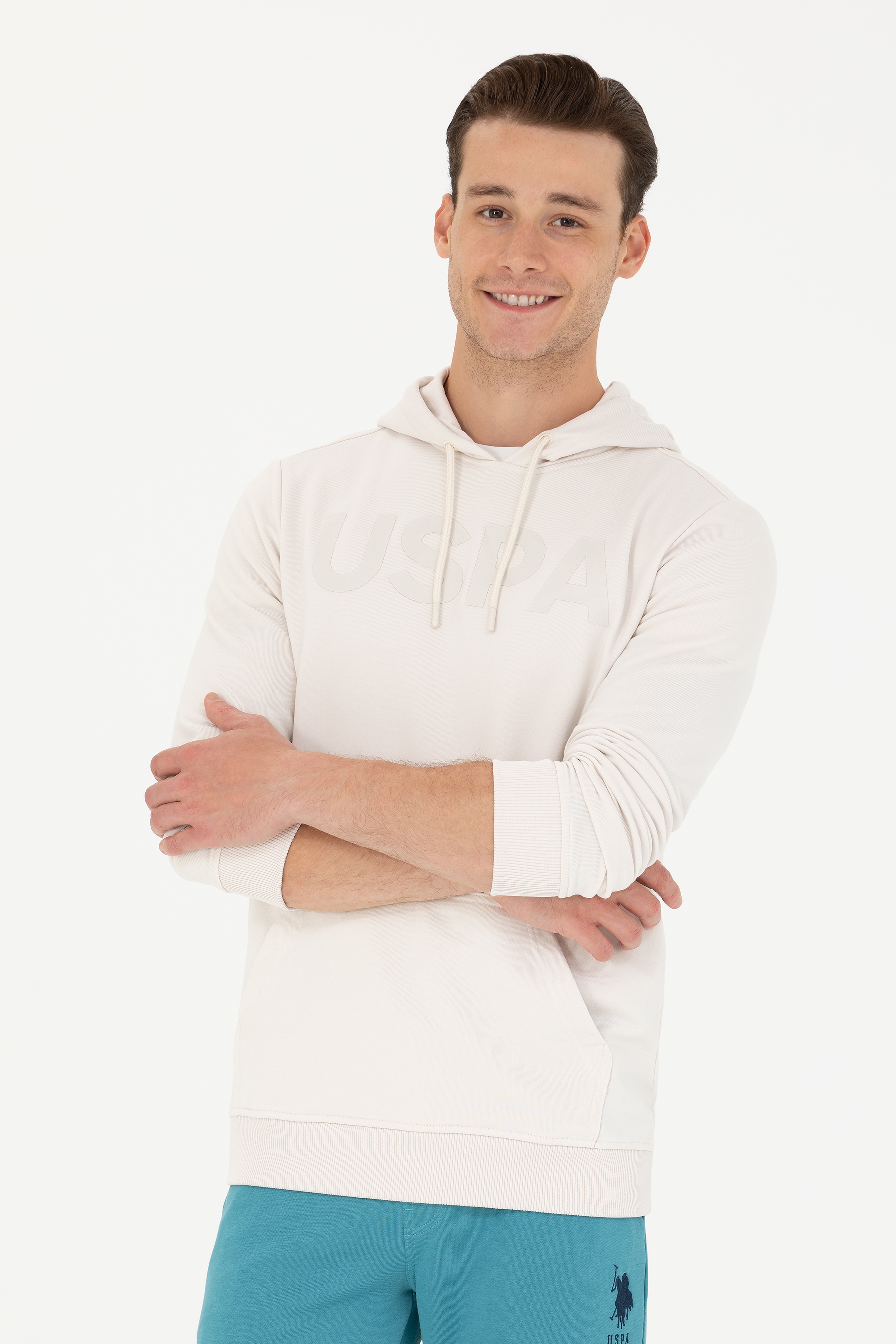 Erkek Taş Basic Sweatshirt - Image 1