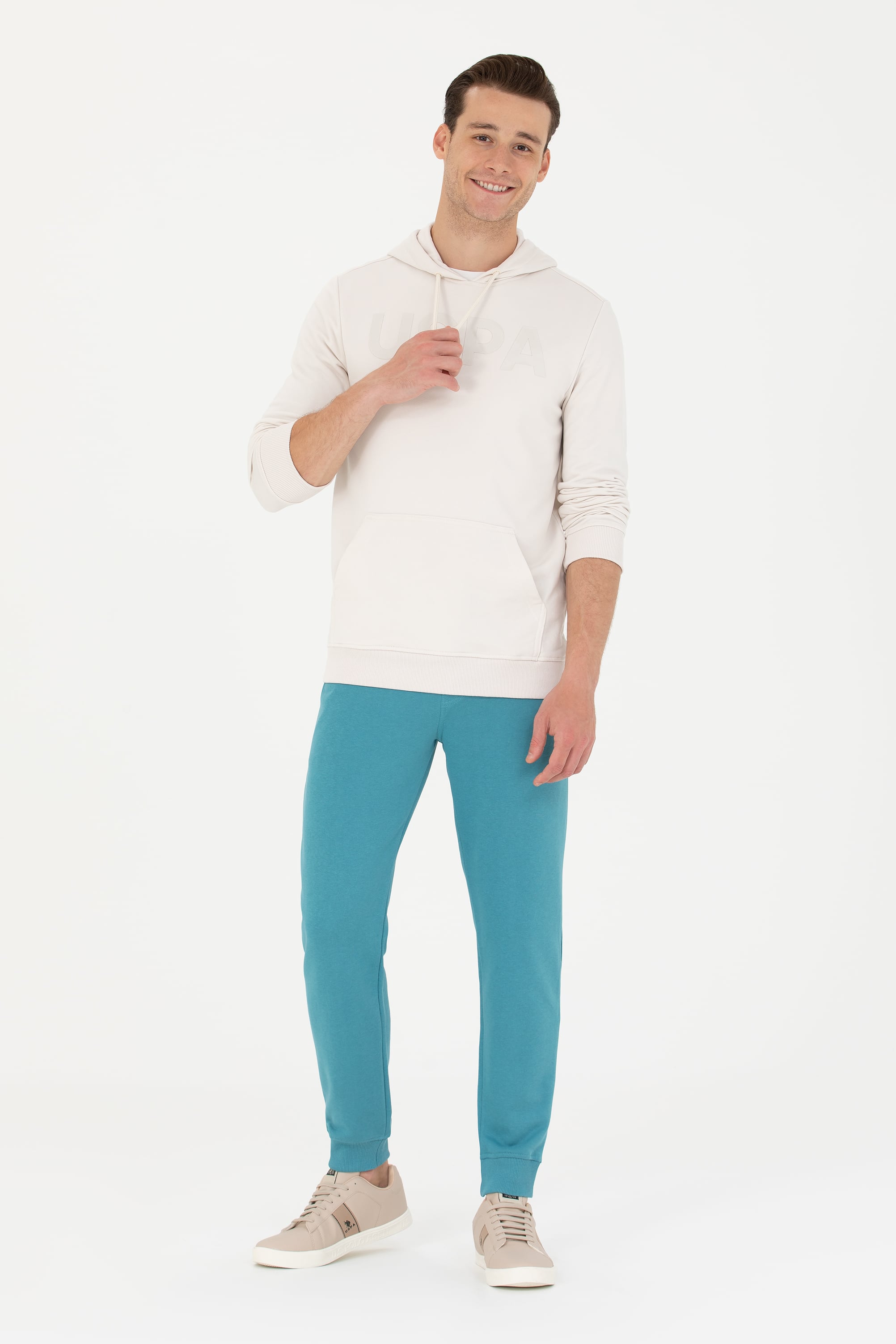 Erkek Taş Basic Sweatshirt