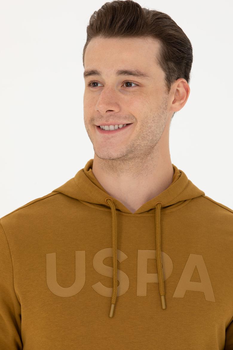 Erkek Açık Haki Basic Sweatshirt - 50269396141