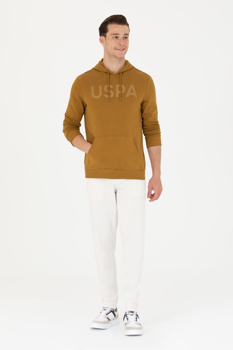 Erkek Açık Haki Basic Sweatshirt - 50269396141