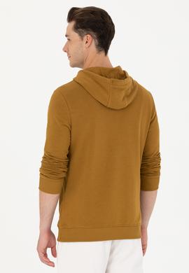 Erkek Açık Haki Basic Sweatshirt - 50269396141