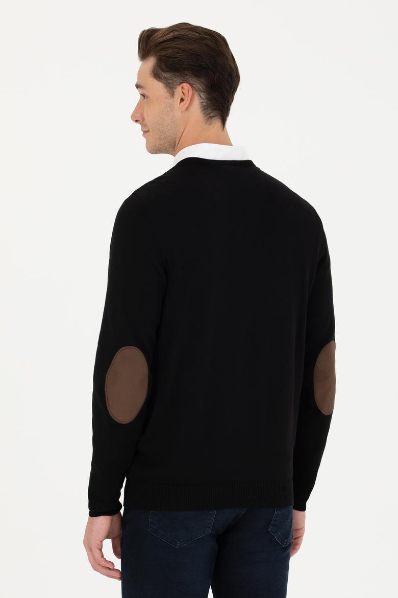 Erkek Siyah Basic Kazak - 50269006018