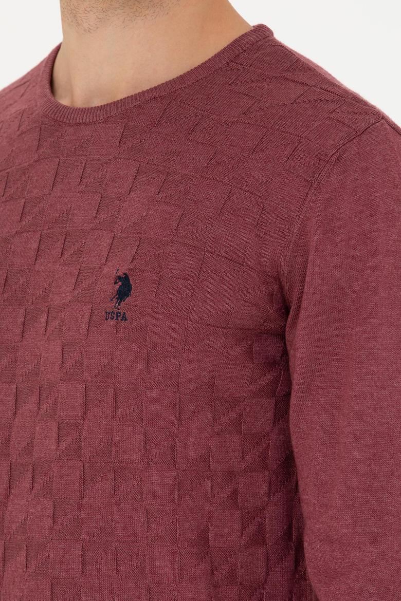 Erkek Bordo Basic Kazak - 50269001063