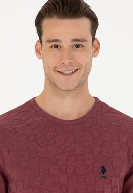 Erkek Bordo Basic Kazak - 50269001063