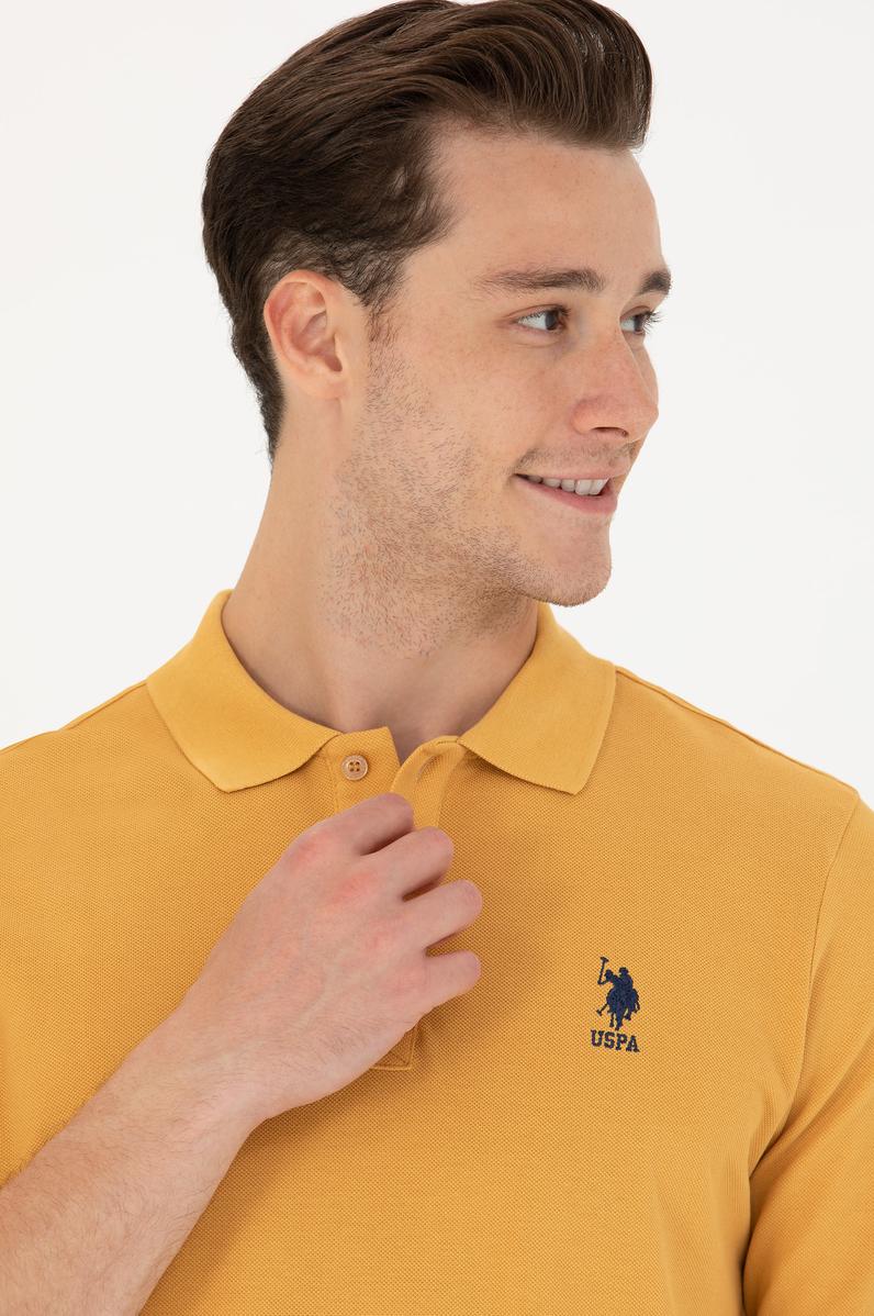 Erkek Hardal Basic Sweatshirt