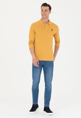 Erkek Hardal Basic Sweatshirt - 50269403203
