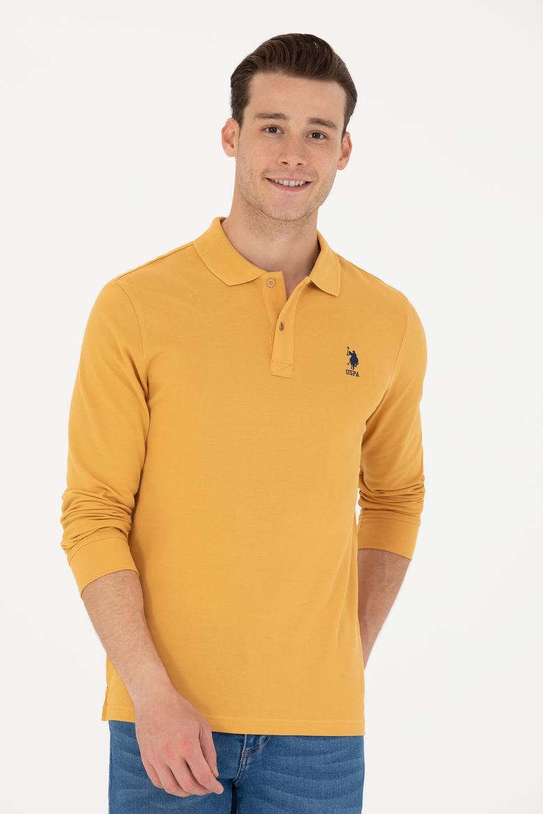 Erkek Hardal Basic Sweatshirt - 50269403203