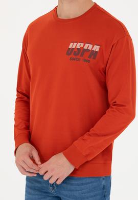 Erkek Kiremit Sweatshirt - 50270752051