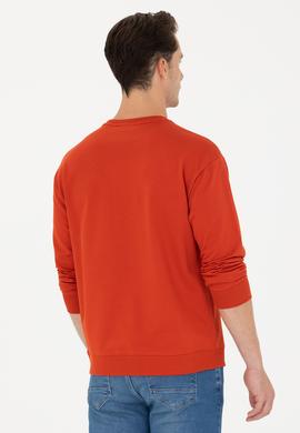 Erkek Kiremit Sweatshirt - 50270752051