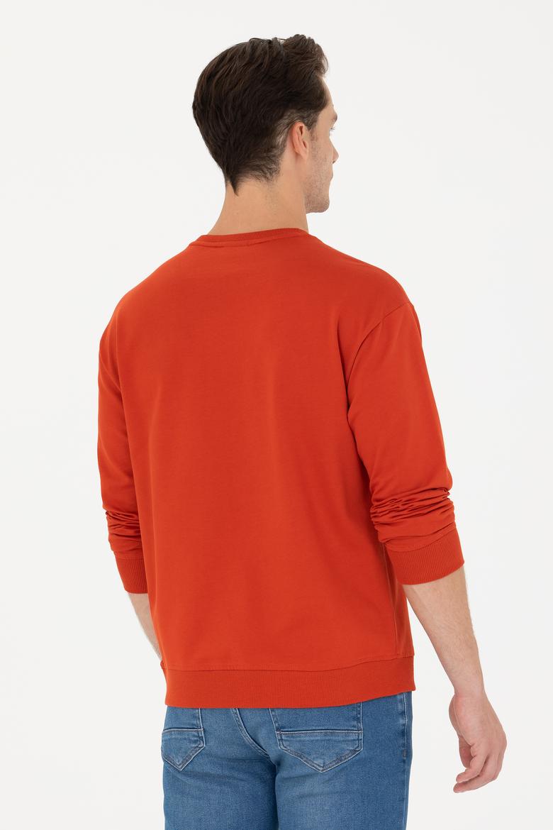 Erkek Kiremit Sweatshirt - 50270752051