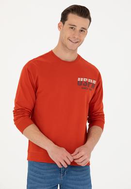 Erkek Kiremit Sweatshirt - 50270752051