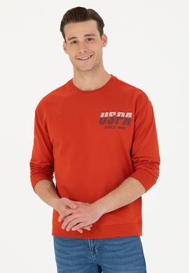 Erkek Kiremit Sweatshirt - 50270752051