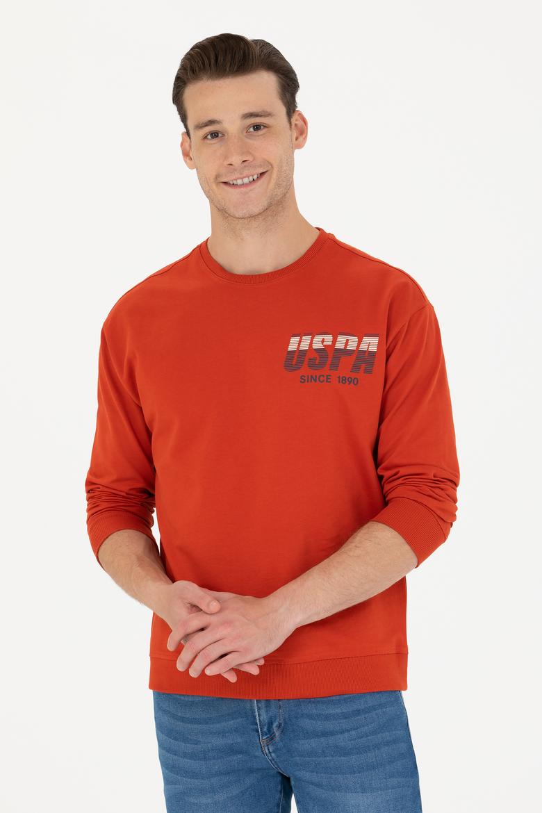 Erkek Kiremit Sweatshirt - 50270752051