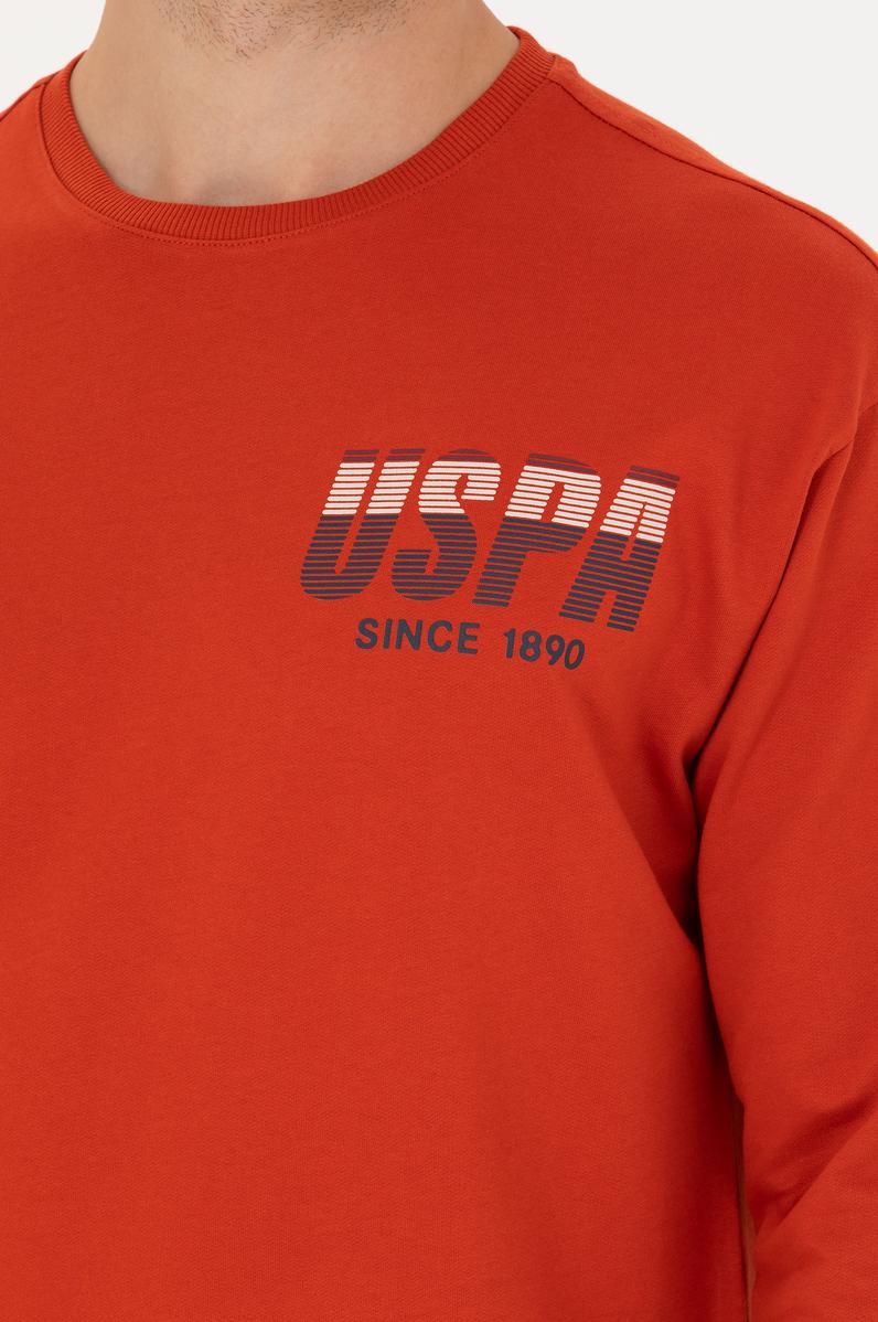 Erkek Kiremit Sweatshirt