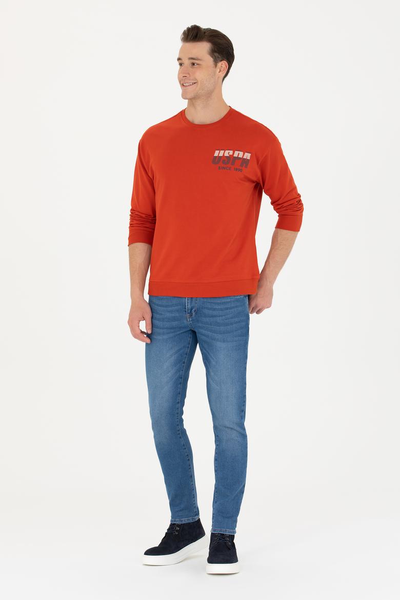 Erkek Kiremit Sweatshirt - 50270752051