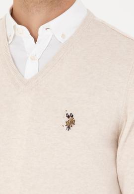 Erkek Krem Melanj Basic Kazak - 50269006116