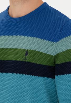 Erkek Petrol Bisiklet Yaka Kazak - 50275762011