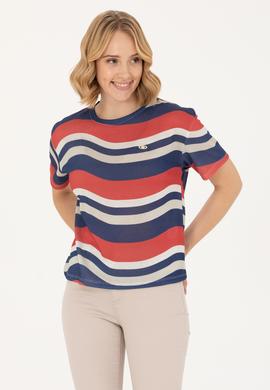 Kadın Lacivert Tişört - 50263600036