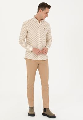 Erkek Camel Kanvas Pantolon - 50263741046