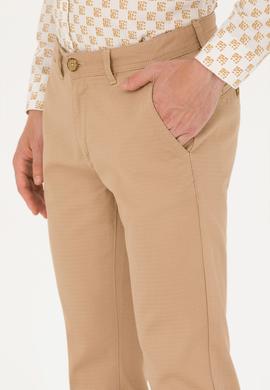 Erkek Camel Kanvas Pantolon - 50263741046